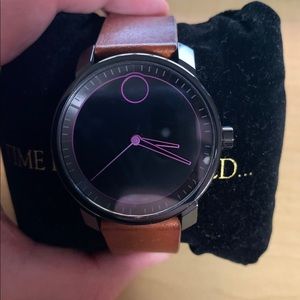 Monaco Bold Leather Men’s Watch 42mm